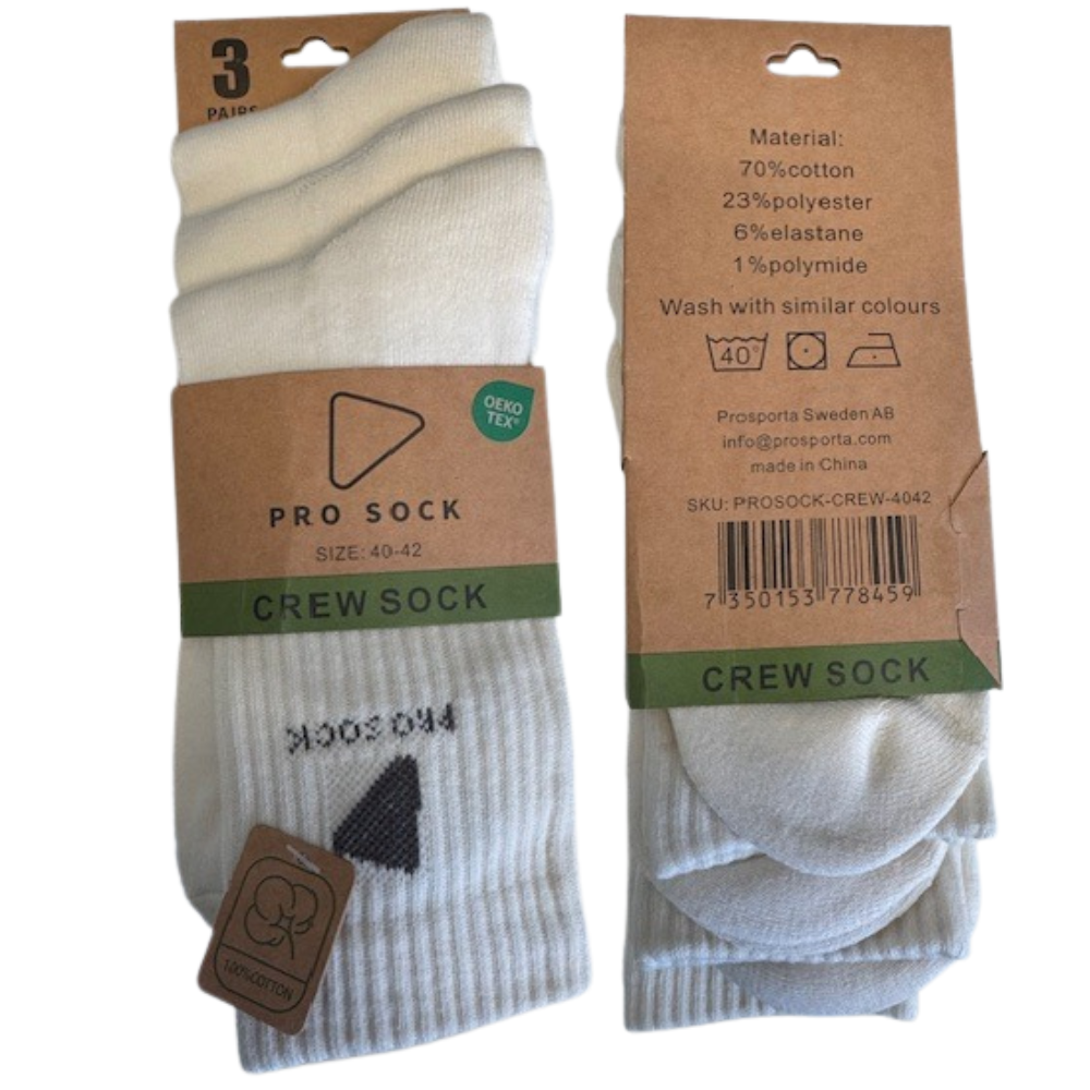 Pro Sock Crew 3-pack Pro Sock